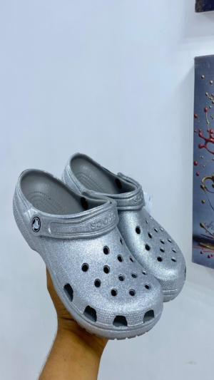 New Crocs 🚨Unisex Classic Pink Glitter Clogs