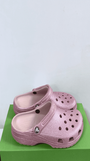 New Crocs 🚨Unisex Classic Pink Glitter Clogs
